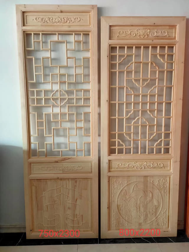 山水浮雕圆景展示柜整体实拍