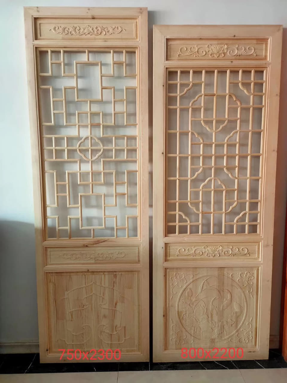 山水浮雕圆景展示柜整体实拍