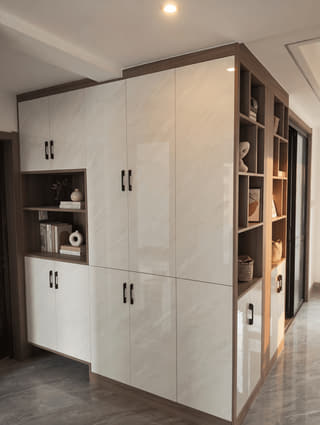 整墙电视收纳柜客厅实景