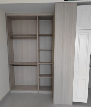 开放式衣柜内胆结构实拍