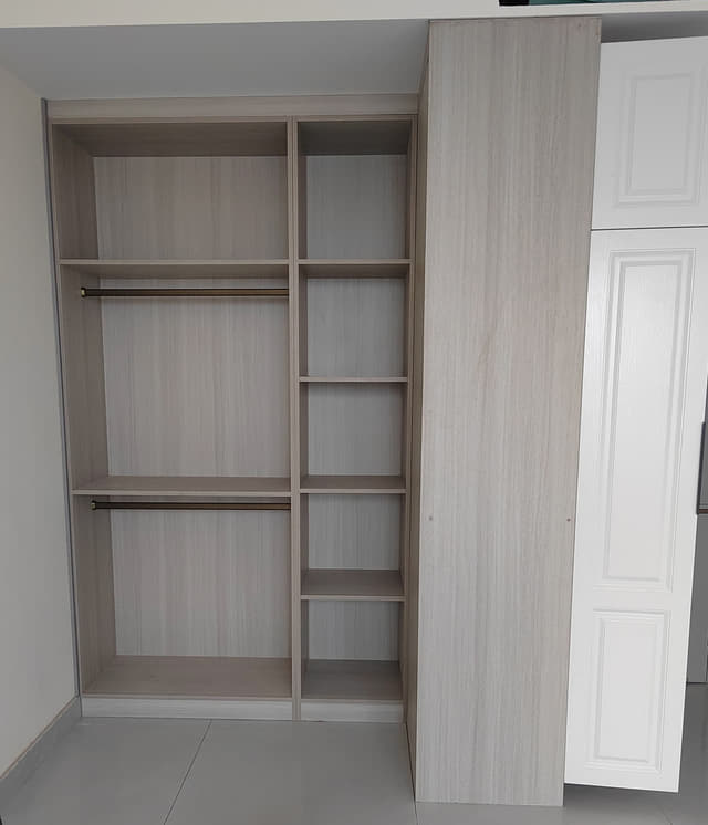 开放式衣柜内胆结构实拍