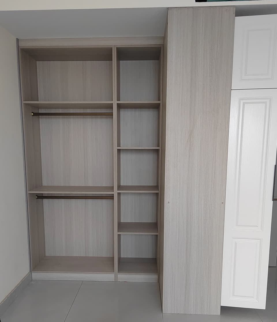 开放式衣柜内胆结构实拍