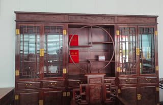 圆景陈列书柜实拍