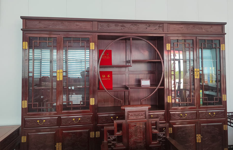 圆景陈列书柜实拍