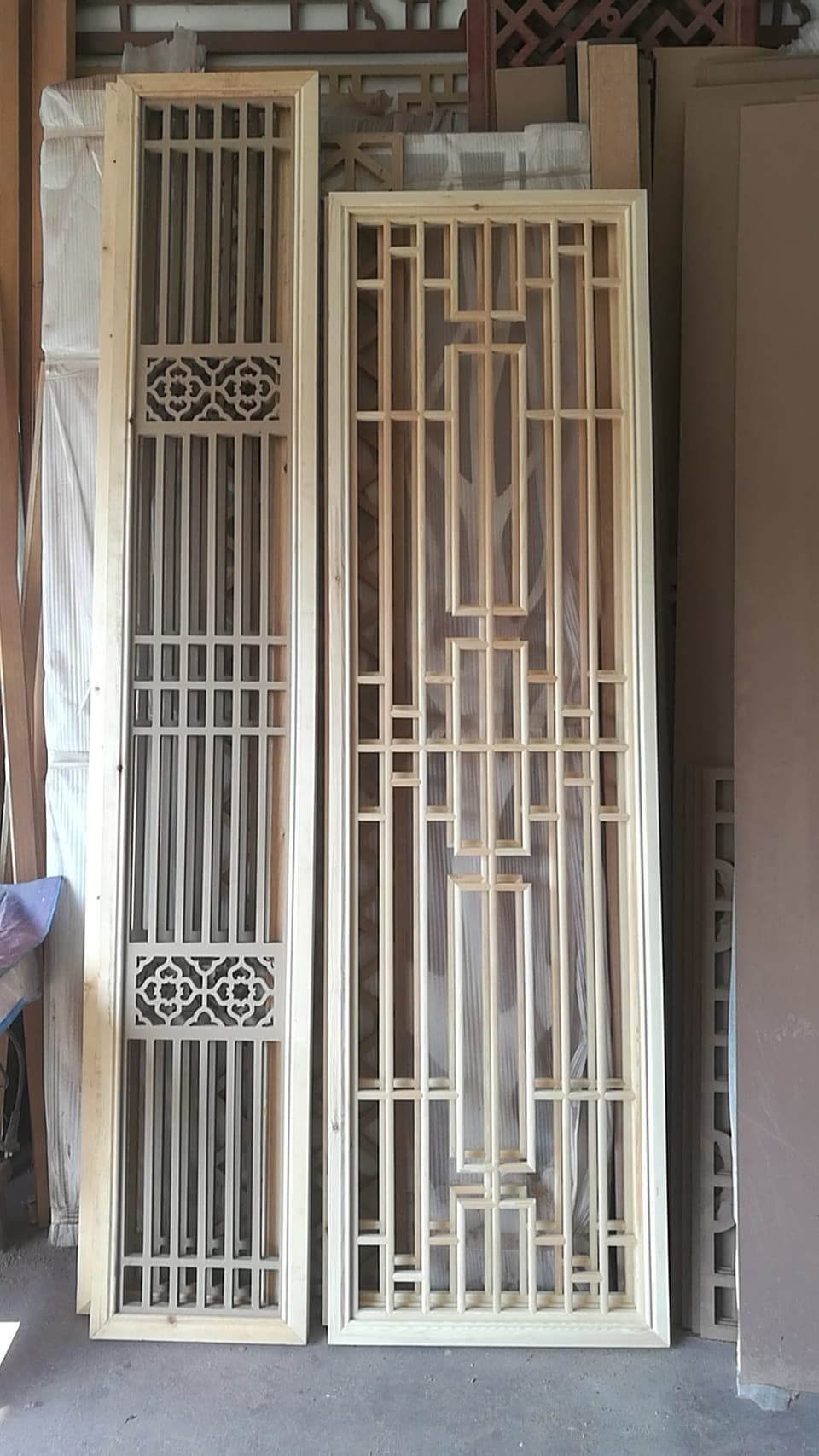 镂空花格样式展示板拼图