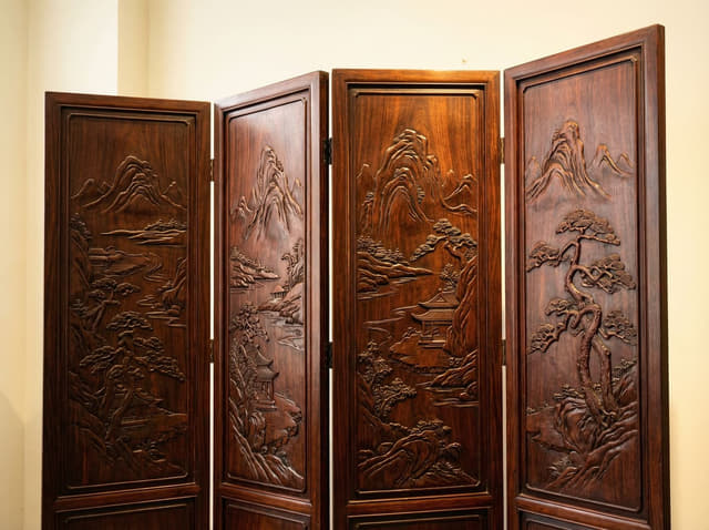 木艺屏风